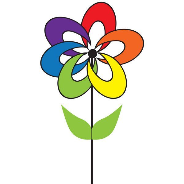 Windrad/stehendes Windspiel Blume Magic Rainbow 28 cm x 45 cm rainbow-/bilder/big/1015451_1.jpg