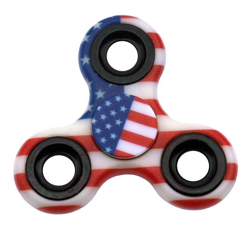 Elliot Fidget Spinner Camouflage für Hand und Finger Akrobatik 7x7cm-/bilder/big/fidget%20spinner%20camouflage%20amerika.jpg