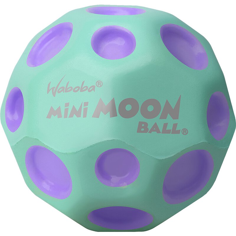 Waboba 3250608  Moon BALL MINI – am Höchsten Springender Gummiball –-/bilder/big/waboba-moon-mini-ball-extreme-bouncing-springball-sprungball-mint-lila.jpg