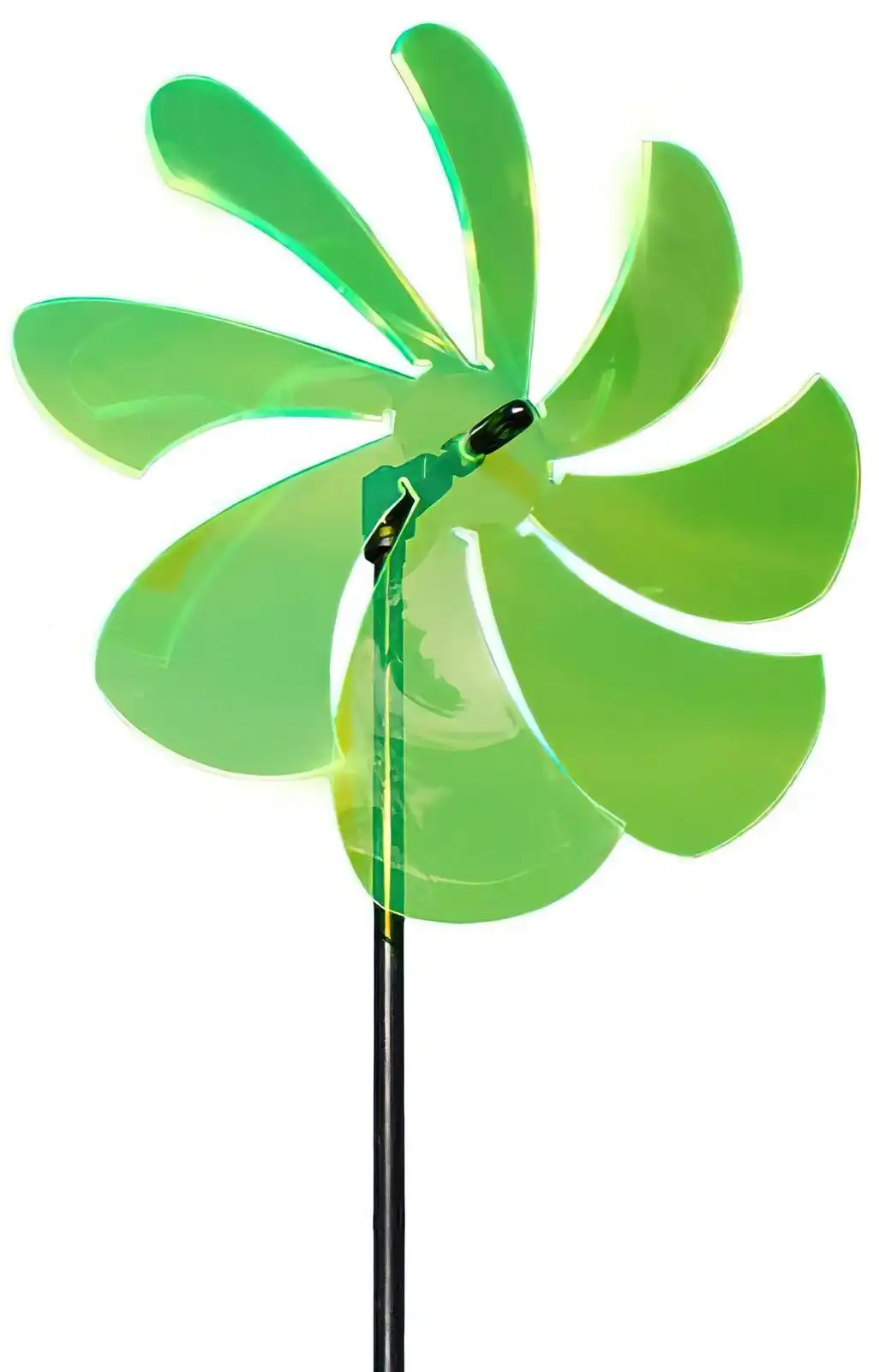 Elliot Lichtzauber - Sonnenfänger 1023001 Sonnenfänger Lichtzauber - Windrad/stehendes Windspiel 25 cm inkl. 25 cm inkl. 100 cm Stab grün