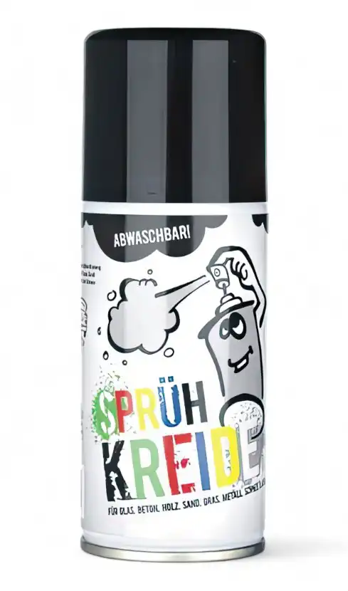 Elliot Sprühkreide 3300204 Kreidespay - abwaschbar! 150 ml Sprühdose schwarz