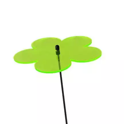 Elliot Lichtzauber - Sonnenfänger Blume mini 4 cm inkl. 20 cm Stab grün