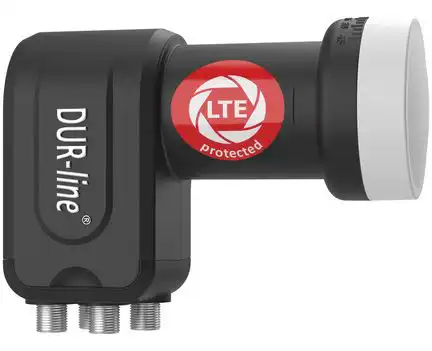 Quattro LNB DUR-line +Ultra 11092 3D & 4K ready für Multischalterbetrieb